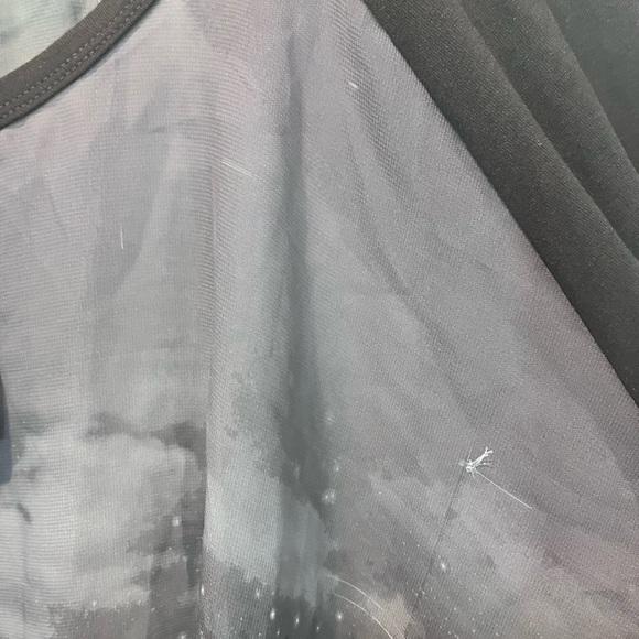 NWT Torrid x Harry Potter Sz 6 Hogwarts Castle Print Sheer Blouse Top - FLAWED- - Picture 3 of 14